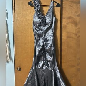 Silver gown (never worn)
